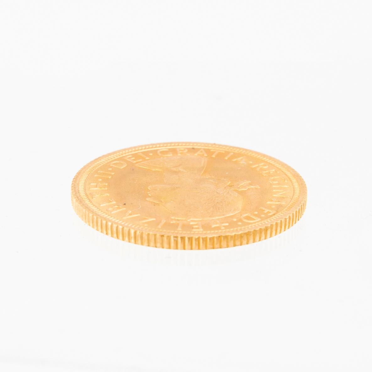 Guldmynt 1 Sovereign 1968 Storbritannien Elisabeth II.
