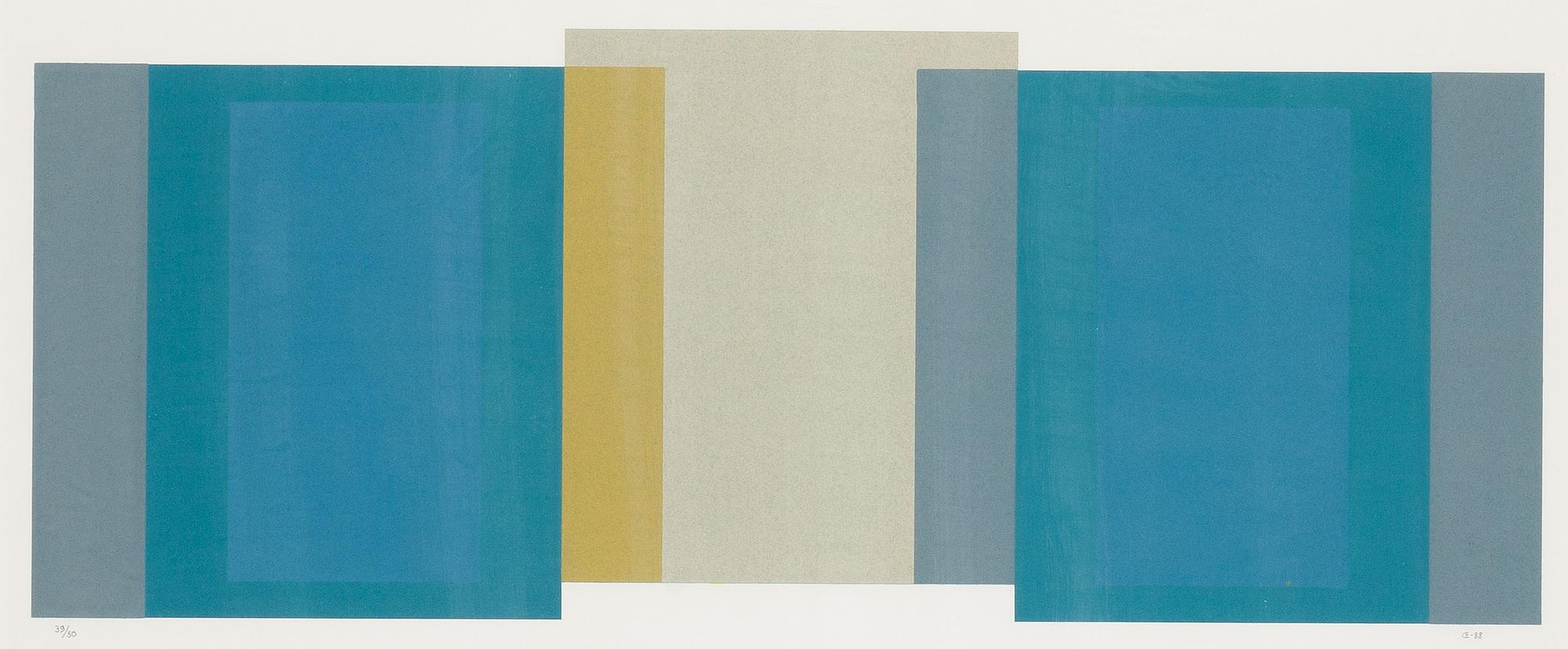 Carolus Enckell, silkscreen, signed and dated -88, numbered 39/50.