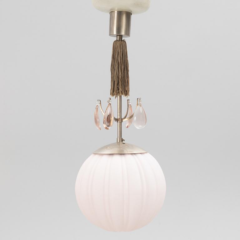 A Swedish Grace ceiling lamp, 1920s/30s.