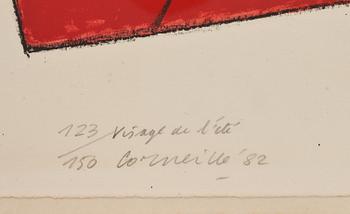 BEVERLOO CORNEILLE, färglitografi, signerad, numrerad 123/150 och daterad- 82.