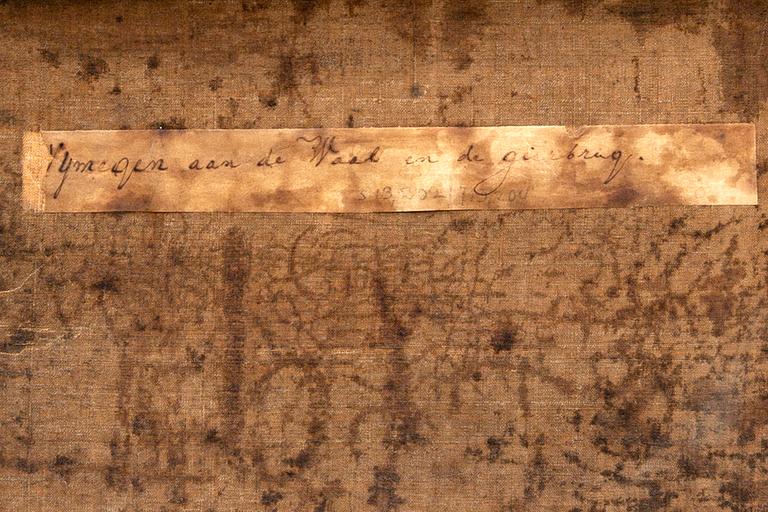 Pieter Francis Peters, oil canvas. Signed and dated 1849.