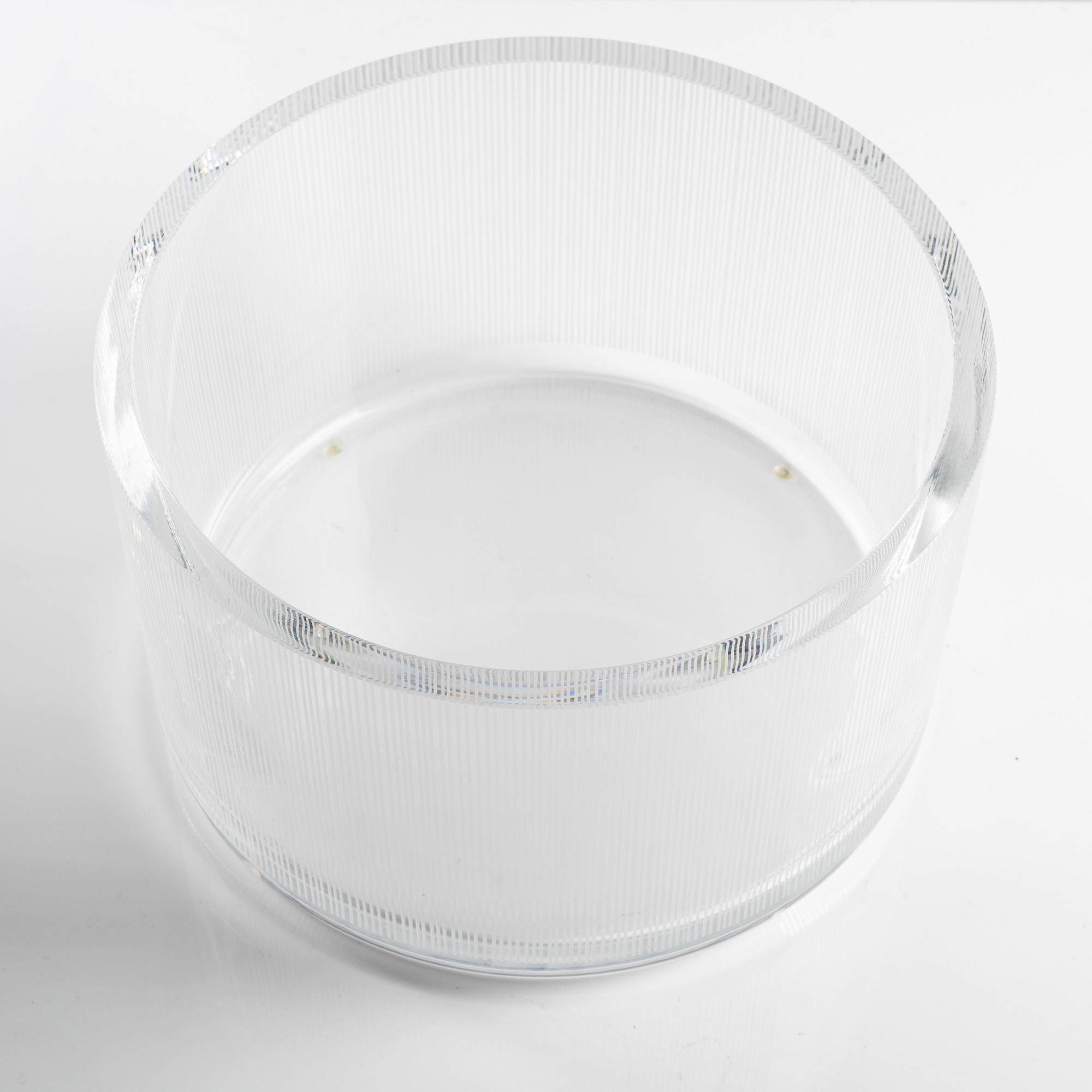 Lena Bergström, bowl, glass, Orrefors, 2007.