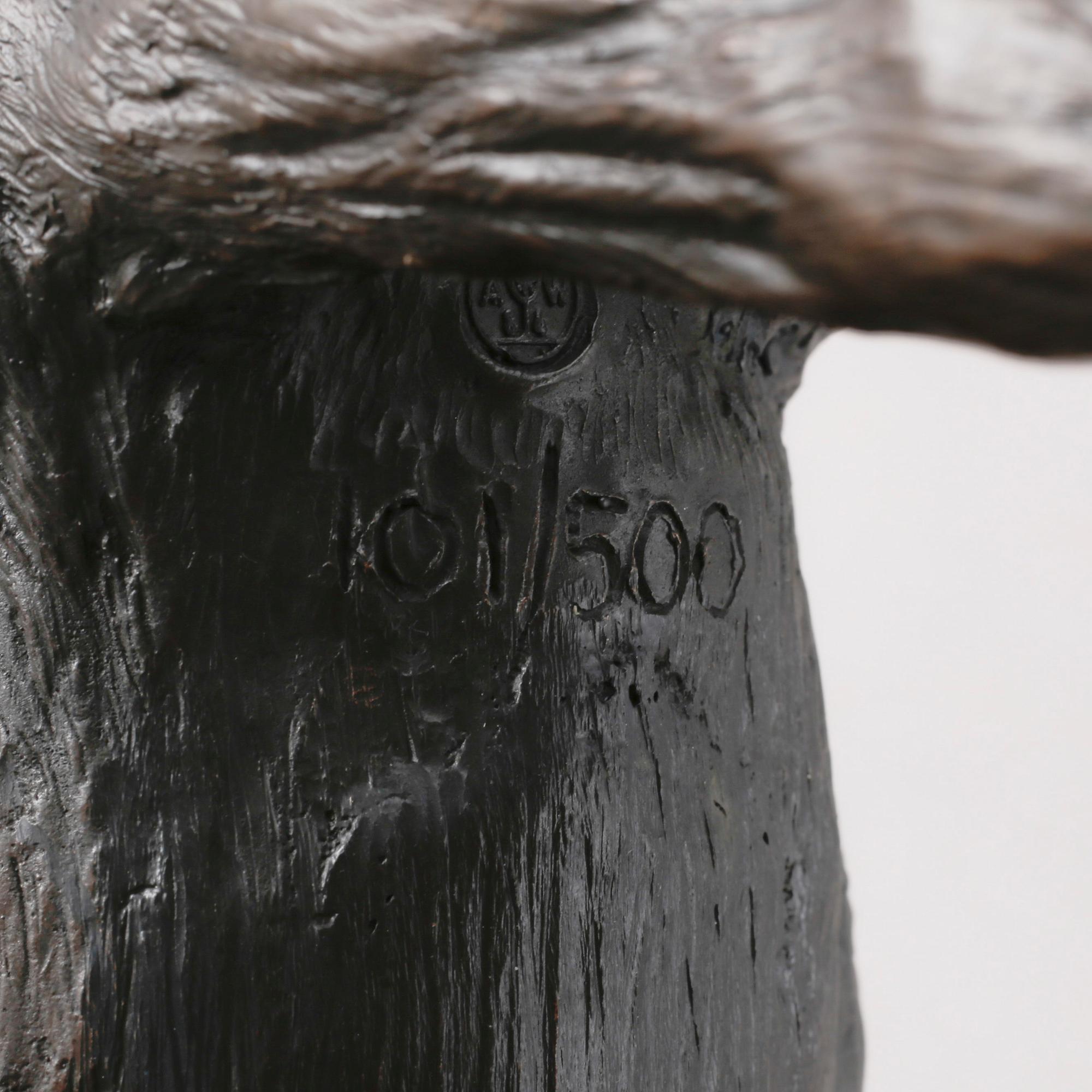 RICK LEWIS, skulptur, brons, numrerad 101/500.