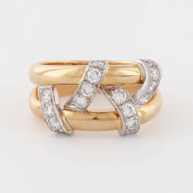 RING, med briljantslipade diamanter, totalt 0.66 ct, Engelbert, Stockholm, 1996.