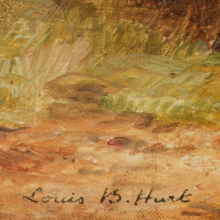 LOUIS BOSWORTH HURT, olja på duk, signerad.