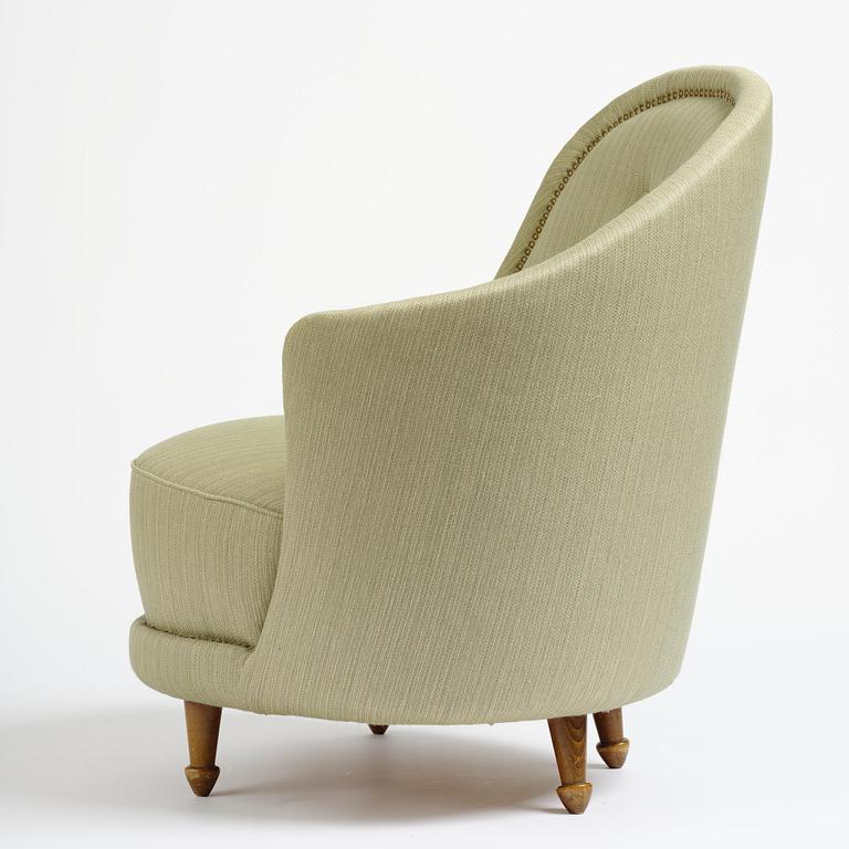 Carl Cederholm, a Swedish Modern armchair, Stil & Form, Stockholm, 1940s-50s.