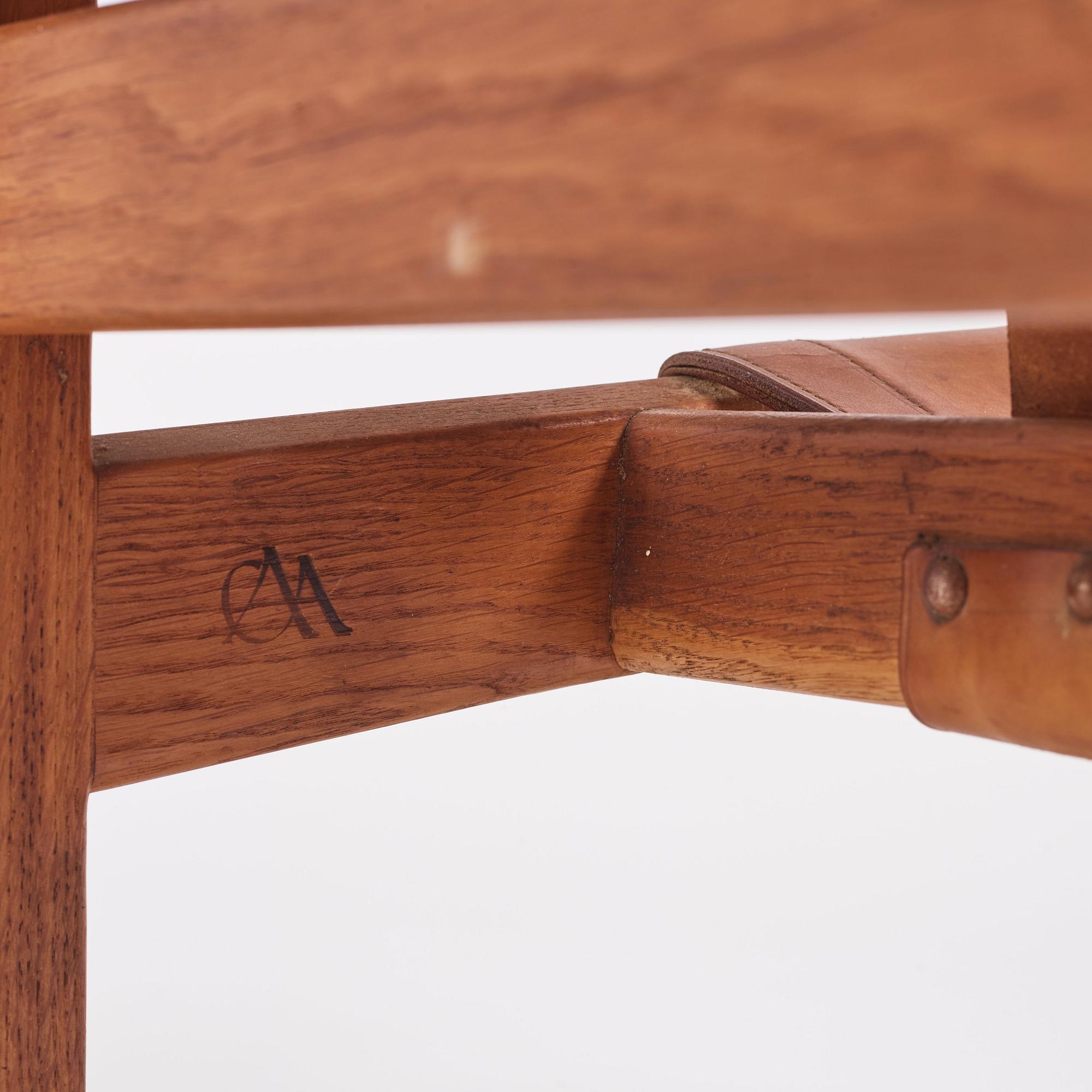 Carl-Axel Acking, a first edition "Trienna", easy chair, cabinetmaker Torsten Schollin, 1950s. Provenance Carl Axel Acking.