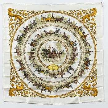 Hermès, scarf, "La Promenade de Longchamps".