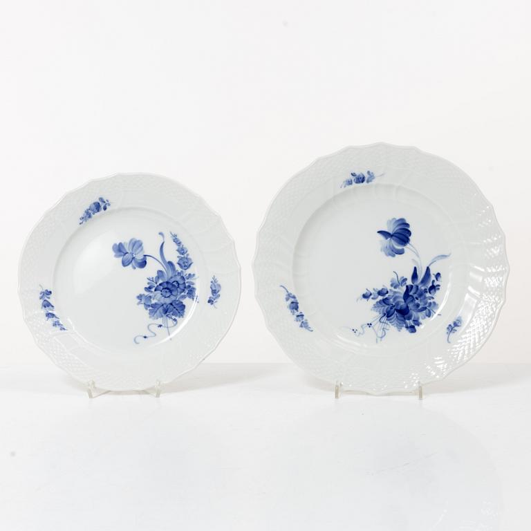 Royal Copenhagen, a 'Blue Flower' 50-piece dinner and coffee service,, Denmark.