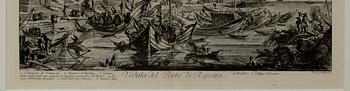 GIOVANNI BATTISTA PIRANESI, KOPPARSTICK, senare avdrag, Veduta del Porto di Ripetta.