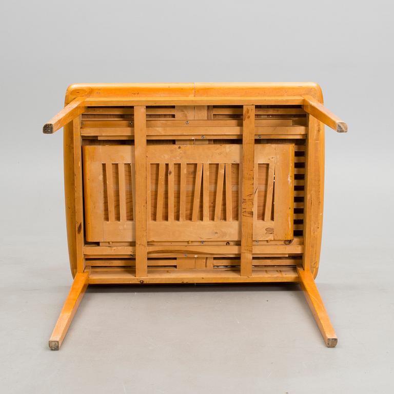 ILMARI LAPPALAINEN, matbord "nr 3005" samt STOLAR, 4 st, "nr 2004" Asko, 1950-tal.