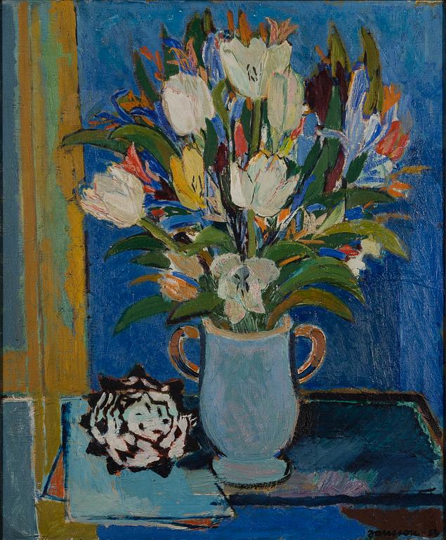 TOVE JANSSON, STILL LIFE WITH TULIPS.