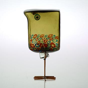 ALESSANDRO PIANON, fågel, "Pulcino", Vistosi, Italien 1960-tal, modell S191.