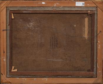 HENDRIK BAREND KOEKKOEK,olja på duk. Signerad.