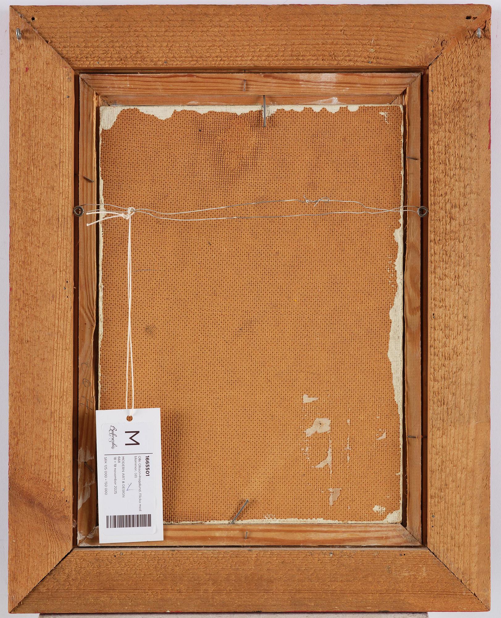 Olle Olsson-Hagalund, Flicka med blommor.