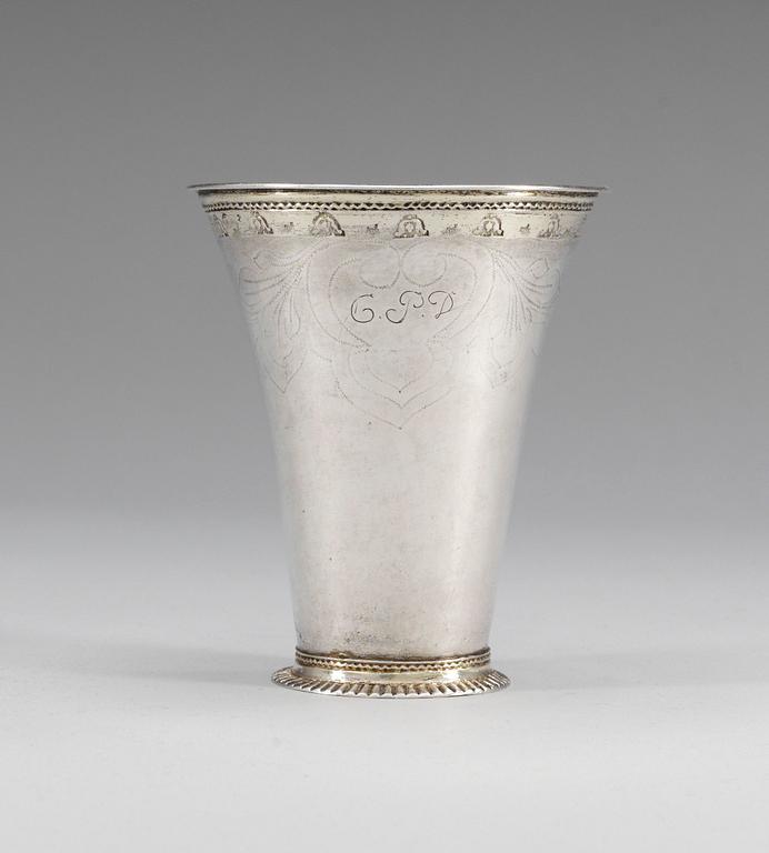 BÄGARE, silver. Johan Söderdahl, Söderköping 1789.