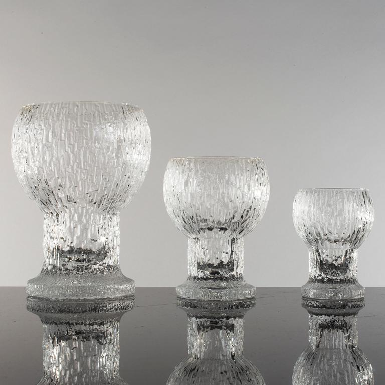 TIMO SARPANEVA, glasservis, 40 delar, glas, "Kekkerit", Iittala, 1970/80-tal.