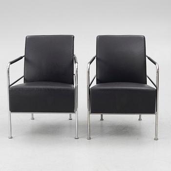 Gunilla Allard, a pair of 'Cinema' armchairs, Lammhults, Sweden.