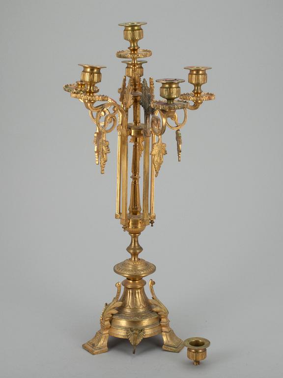 KYNTTELIKKÖ, kullattua pronssia, Venäjä 1800-luvun loppu.