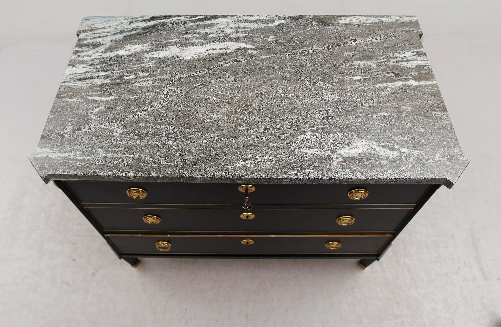 BYRÅ, gustaviansk stil, 1900-talets andra hälft.