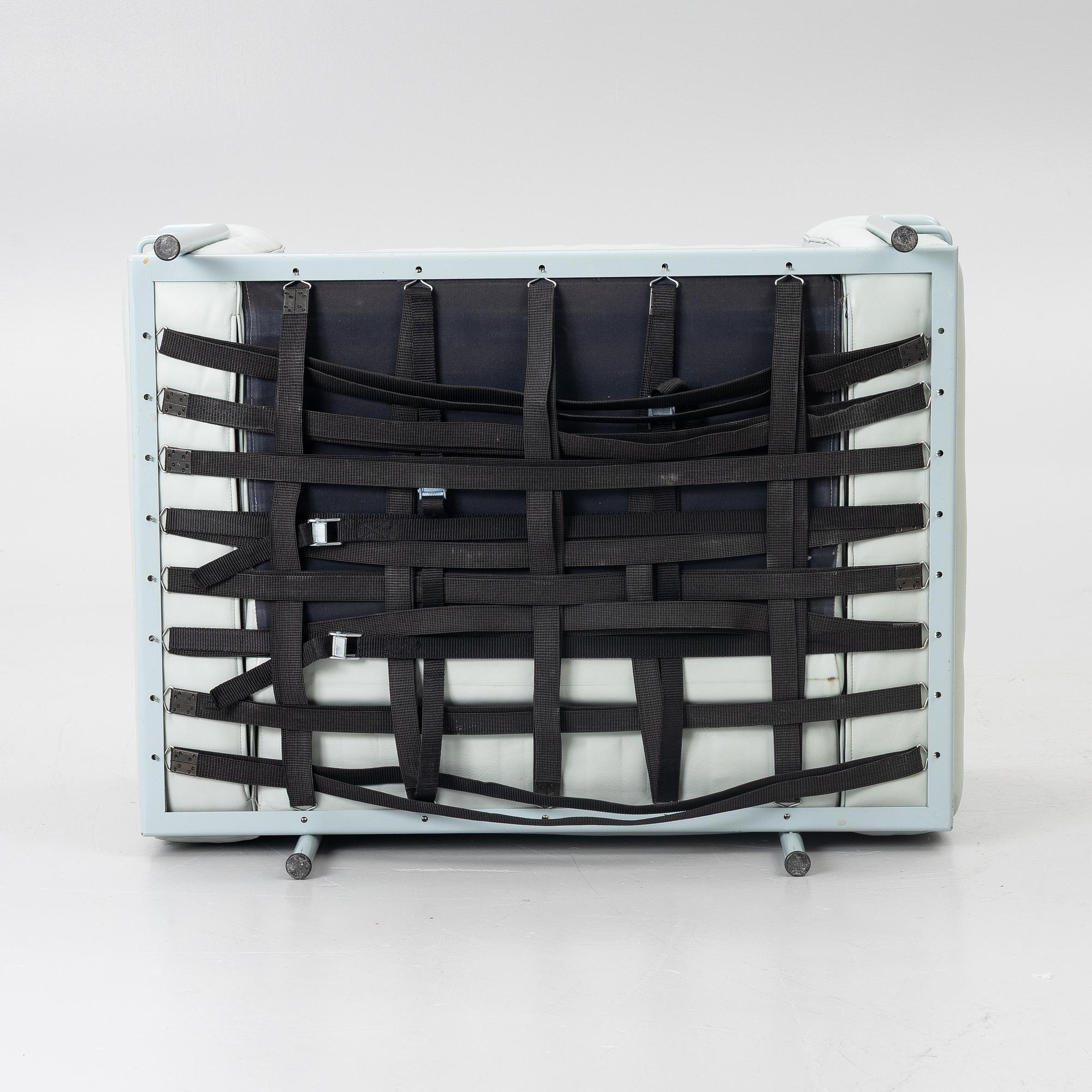 Le Corbusier (Charles-Édouard Jeanneret), Pierre Jeanneret & Charlotte Perriand, an 'LC3' armchair, Cassina, Italy, 1986.