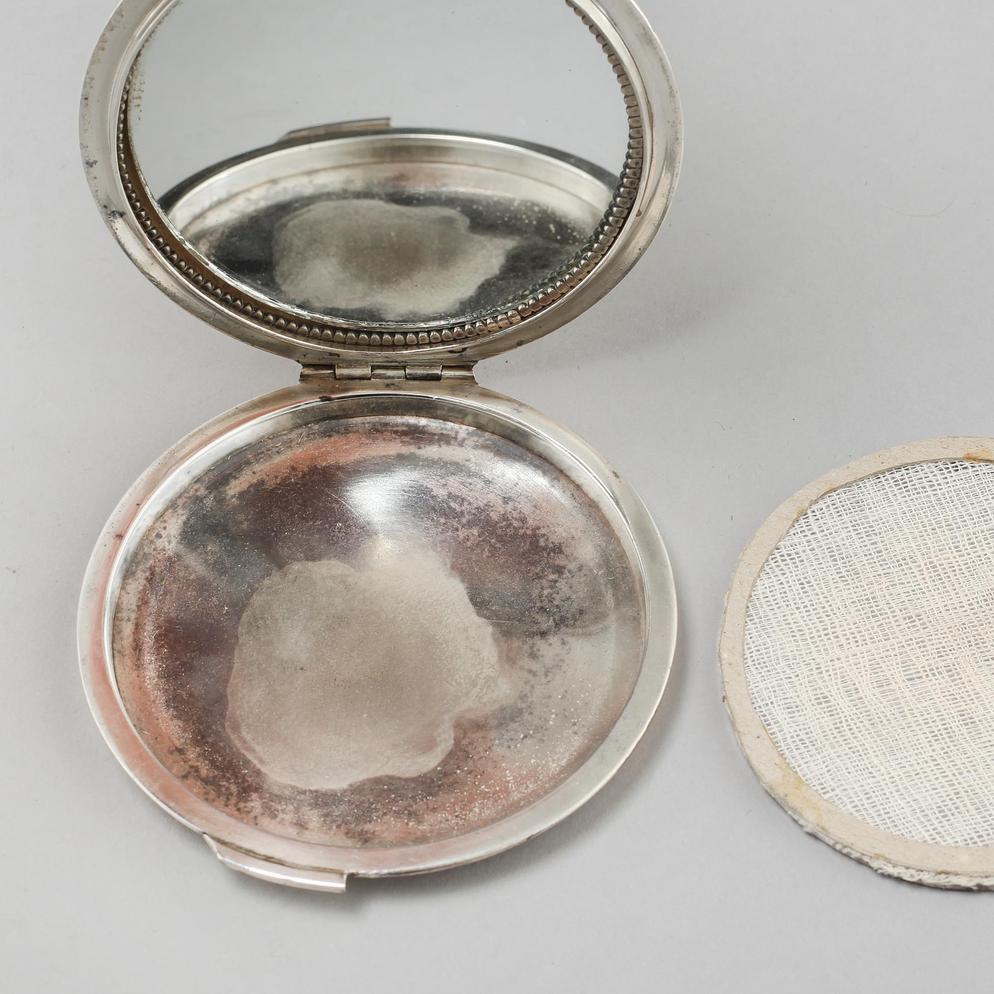 PUDERDOSA, silver, Nr 227 D, Georg Jensen, 1930-tal.