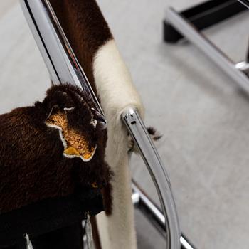 LE CORBUSIER, fåtöljer, ett par, "LC1", 1900-talets andra hälft.