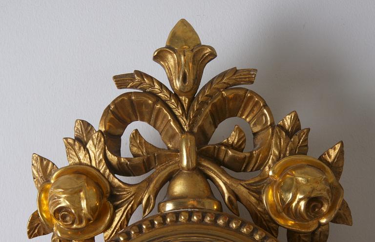 VÄGGPENDYL, gustaviansk stil.