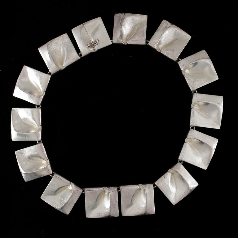 BJÖRN WECKSTRÖM, collier, "Planetary Valleys", Lapponia, Finland 1978, sterling.