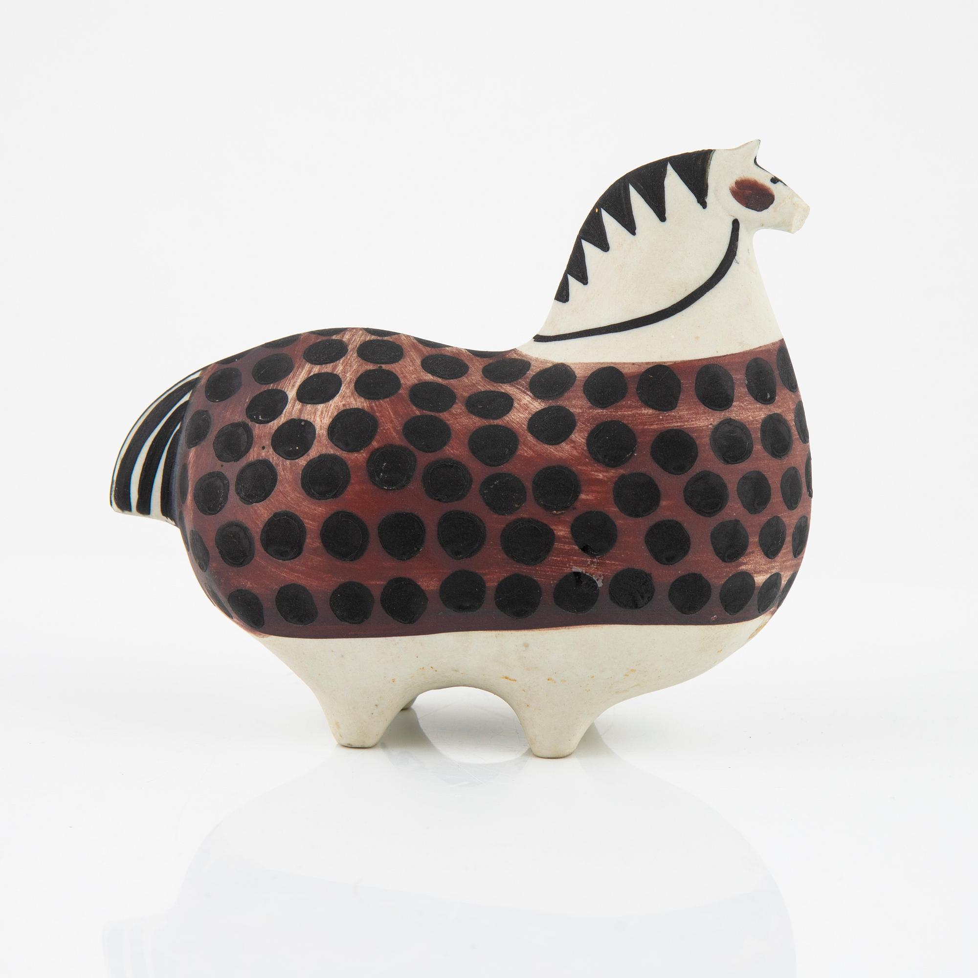 Stig Lindberg, figurin, "Springare", Gustavsbergs studio.