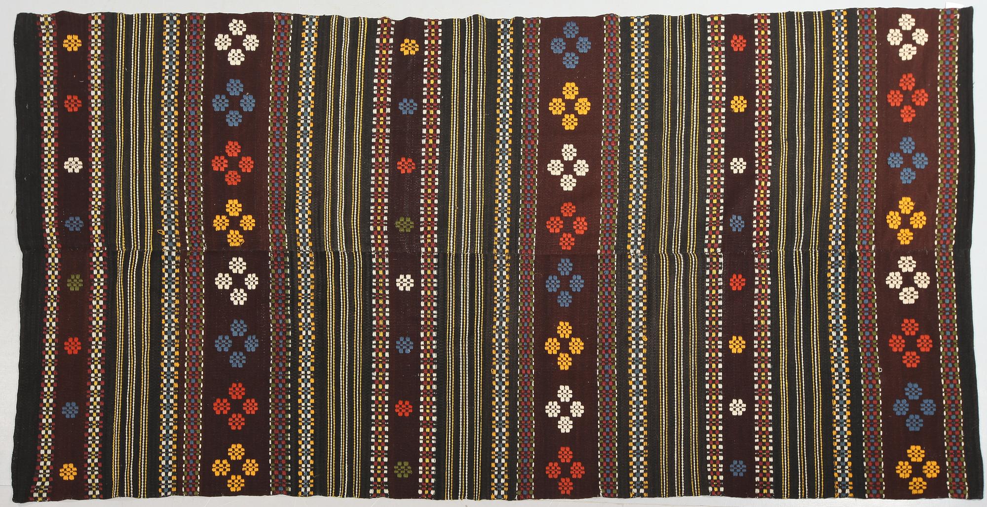 VÄVNAD, gobelängteknik, 1900-talets andra hälft, 242 x 122 cm.