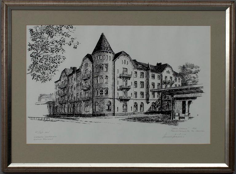 KIMMO PÄLIKKÖ, serigrafi 21/60, sign och dat. 1975.