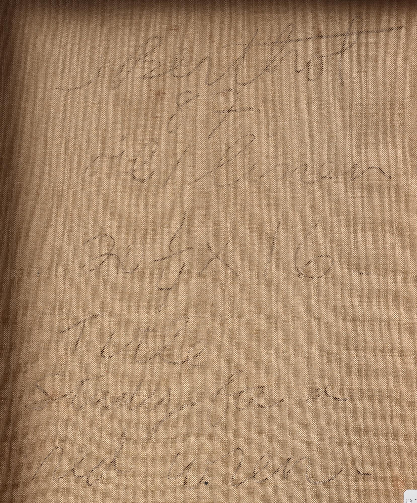 Jake Berthot, "Study for a Red Wren".