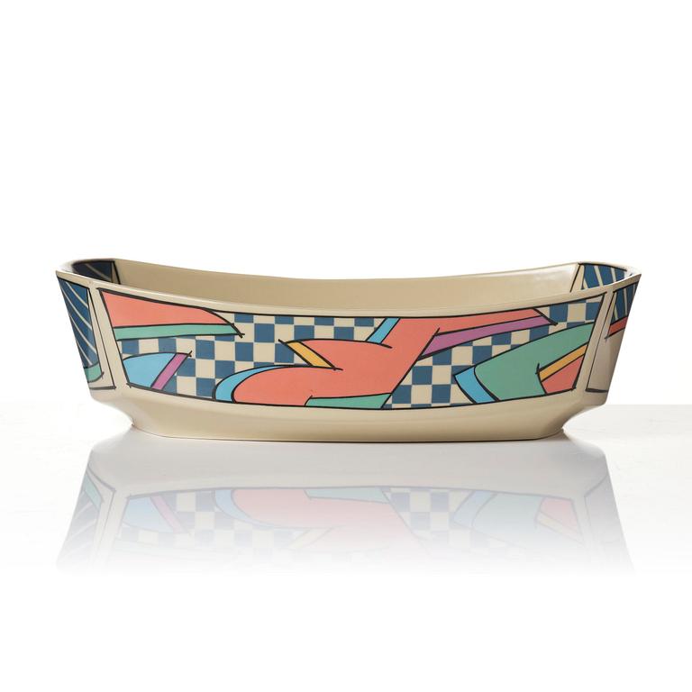 Dorothy Hafner, a 47-piece "Flash" ceramic dinner service, Rosenthal, Germany, post 1984.