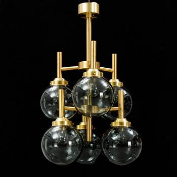 A Luxus brass ceiling light, second half of the 20th Century.