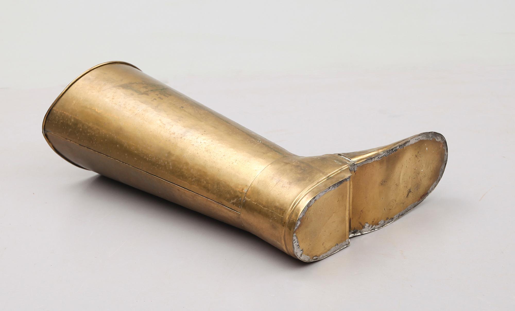 PARAPLYSTÄLL, mässing, 1900-tal.