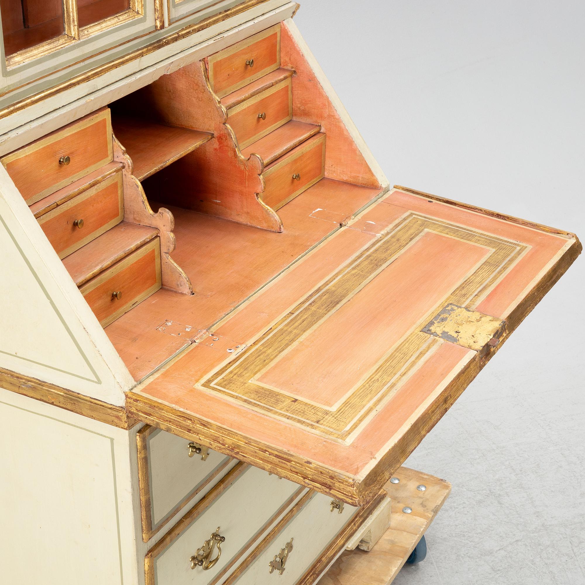 A cabinet, 19th century, Sweden Denmark.