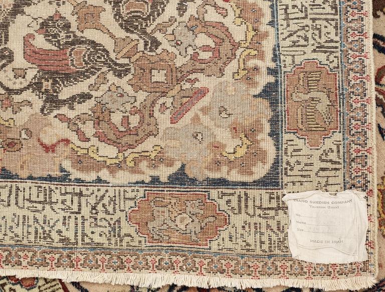 SEMI-ANTIQUE TABRIZ.