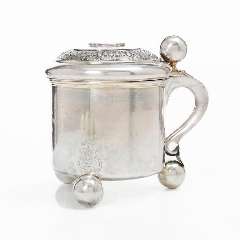 Karl Anderson, Dryckeskanna, silver, Stockholm 1921.