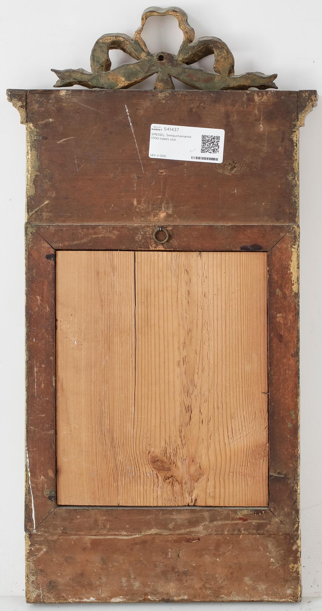 SPEGEL, Sengustaviansk 1700-talets slut.