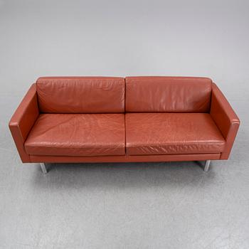 A leather sofa, JOC Vetlanda, second half of the 20th century.