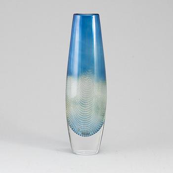 SVEN PALMQVIST, A 'Kraka' glass vase from Orrefors.