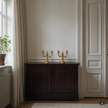 Kandelabrar, ett par, Louis XV-stil, Frankrike, sent 1800-tal.