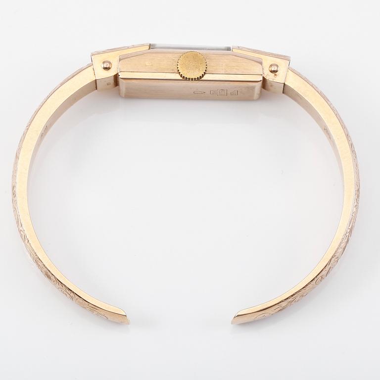 ARMBANDSUR, 18K guld, Candino, total vikt inkl urverk ca 12 g.