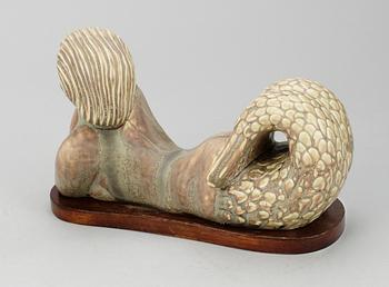 A Stig Lindberg stoneware sculpture, Gustavsberg 1940's-50's.