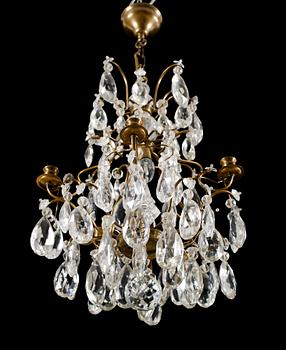 LJUSKRONA, barockstil, 1900-talets första hälft. Höjd 65 cm.