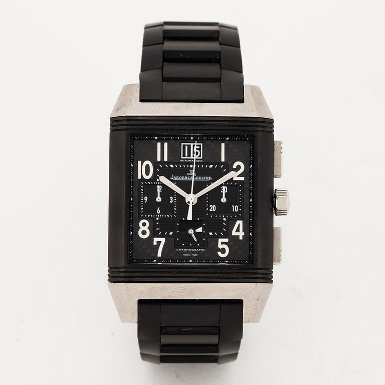 Jaeger-LeCoultre, Reverso, Squadro World Chrono Polo Field, rannekello, kronografi, 36,5 x 53 mm.