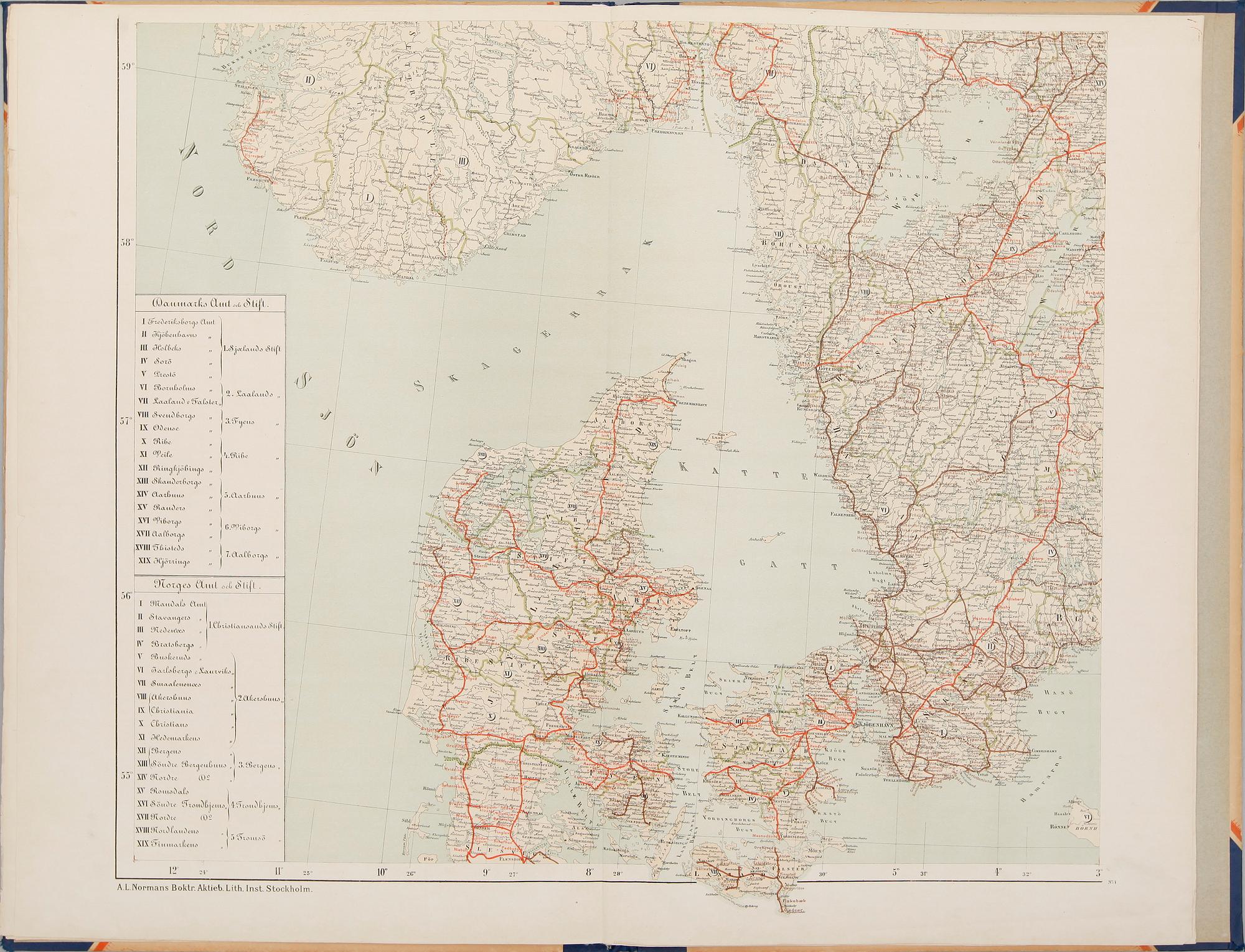 KARTOR över Södermanland, sekelskiftet 1900.