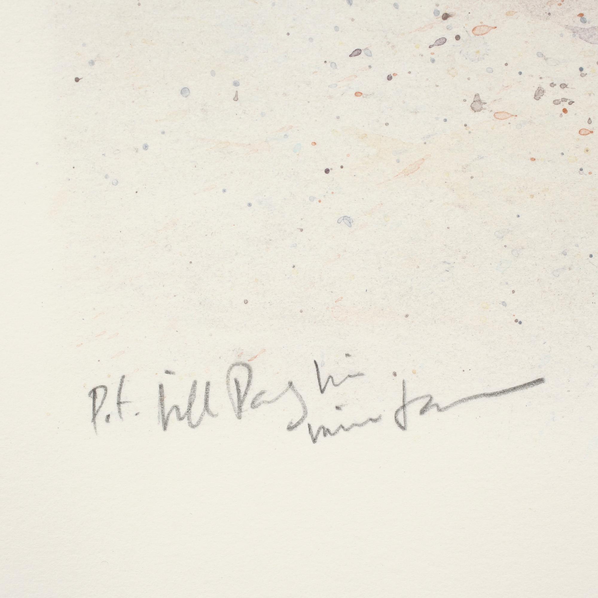 LARS JONSSON, färglitografi, sign o numr P.T.