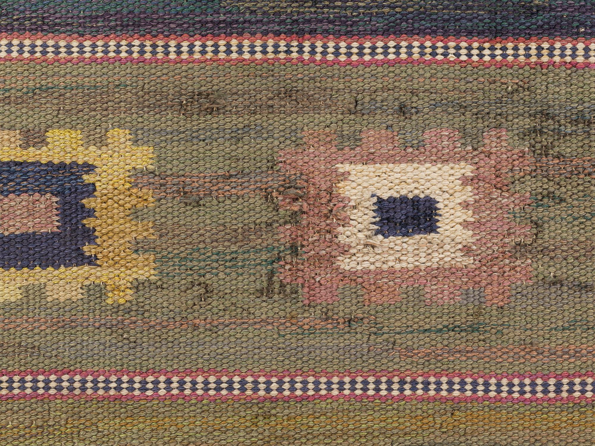 MÄRTA MÅÅS-FJETTERSTRÖM, MATTA, "Grön äng", 290 x 197 cm, signed AB MMF.